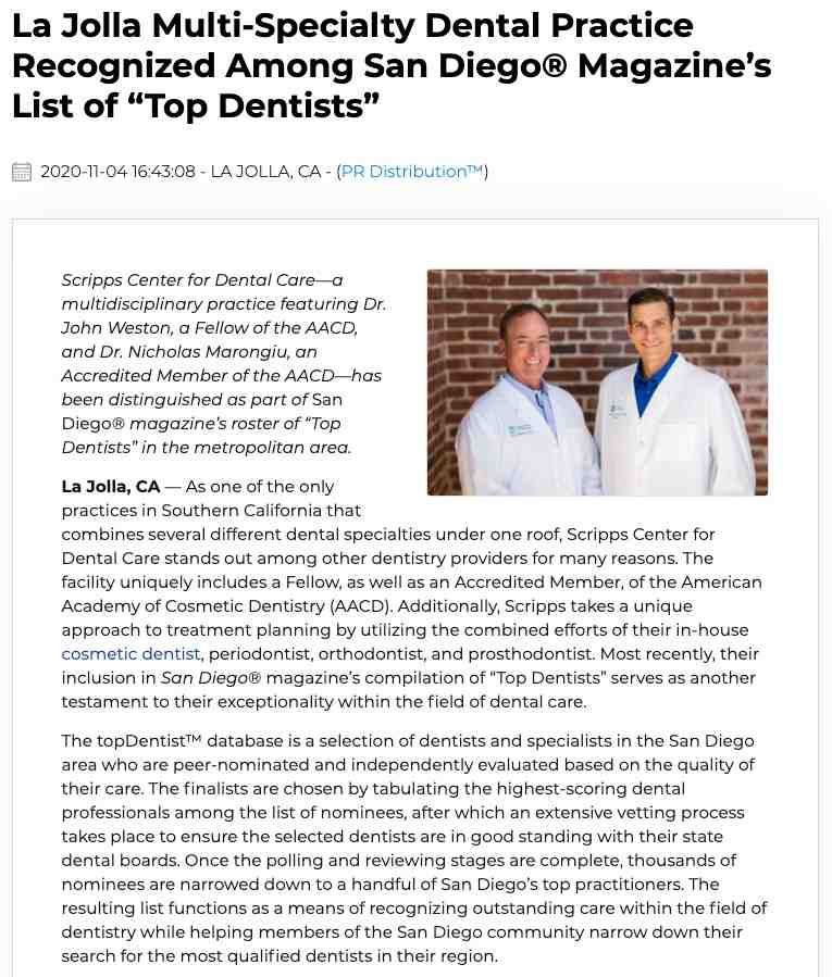 Does San Diego have a dental school?