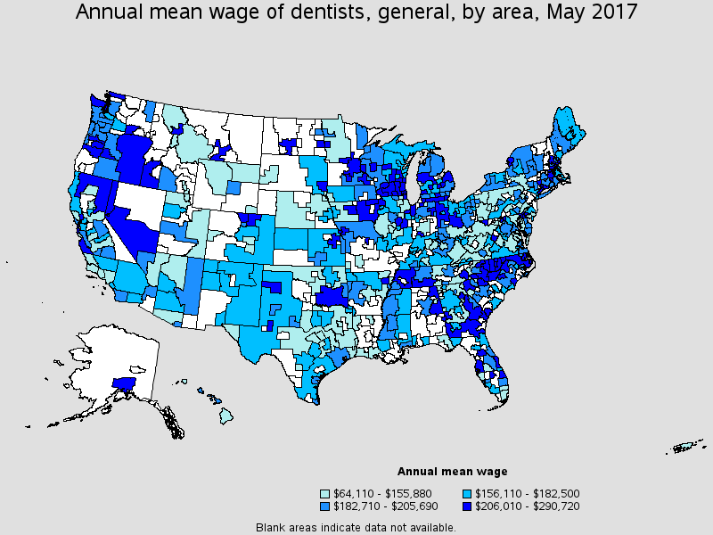 How much money does a dentist make in California?